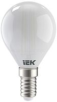 Лампа светодиодная IEK G45 Шар FR Е14 220В 7Вт 805Лм 3000К картинка 